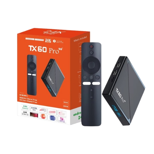 TX60 PRO Pro Allwinner H313 Set Top Box 1GB 8GB 16GB 256GB 2.4G/5G BT5.2 Voice Remote Wifi TV BOX Digital Display